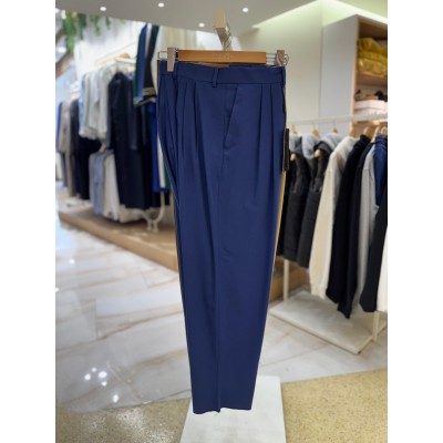 5 Pileli Şalvar Pantolon Mavi